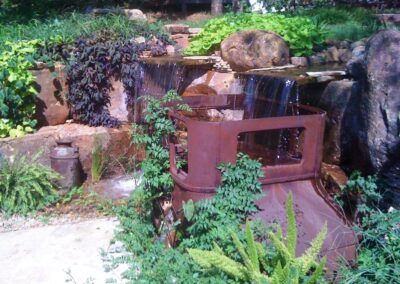 Pondless Waterfall Installed in Chickasha by Continental Ponds