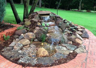Pondless Waterfall Installed in Edmond by Continental Ponds