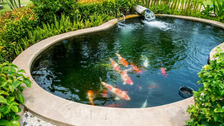 Professional pond contractor overseeing complex pond build with excavation equipment and design plans in Union City, OK