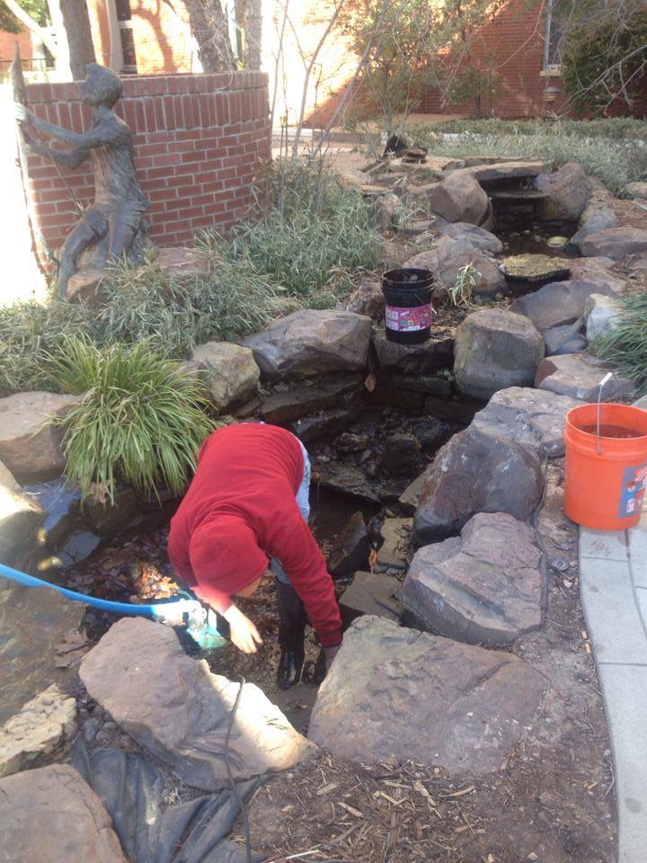 Continental Ponds pond maintenance in Yukon, OK
